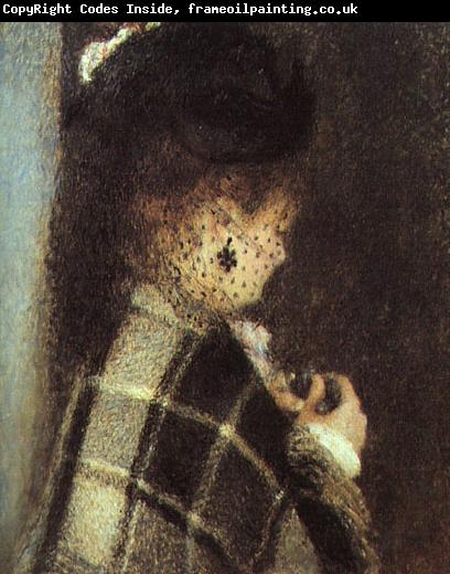Pierre Renoir Young Woman with a Veil